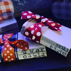 Hand Stamped Books!